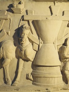 Frezeleme sahnesini gösteren kabartma by Roman